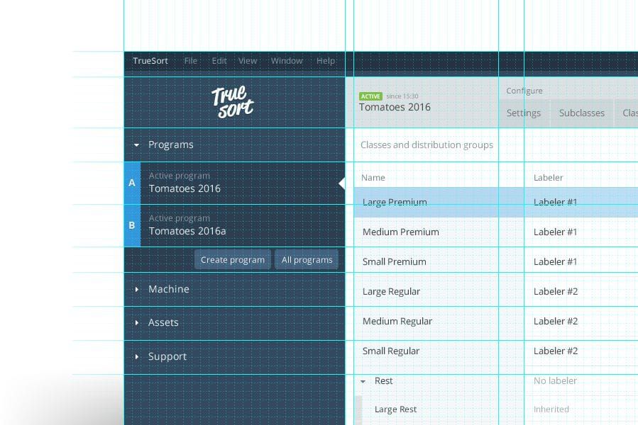 Design system is based on a 12px grid